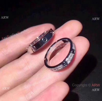 Fake Cartier Love Narrow Ring - s925 Sterling Silver